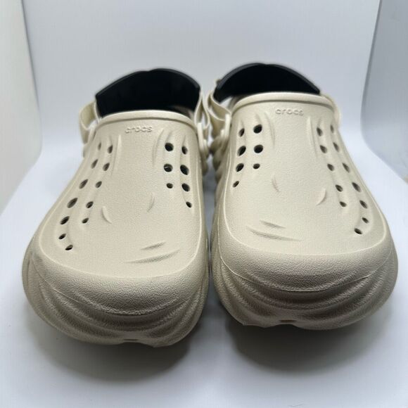 CROCS ECHO CLOG MENS 10 WOMENS 12 BONE WHITE - NEW - Picture 2 of 7